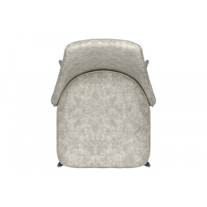 Worldwide Silvano Side Chair Set of 2 - Vintage Light Gray/Black