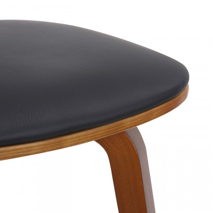 Worldwide Zuni Side Chair - Black/Walnut