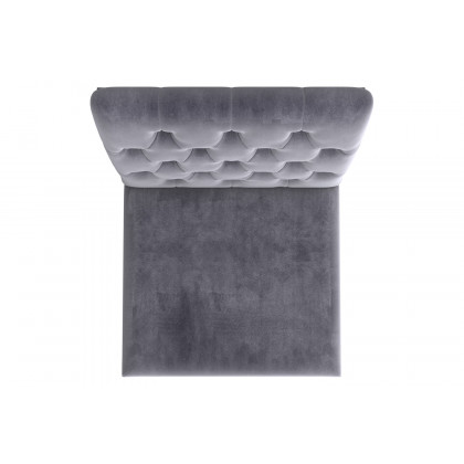 Worldwide Azul Side Chair Set of 2 - Gray/Silver