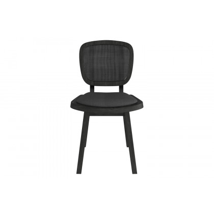 Worldwide Aster Side Chair Set of 2 - Charcoal