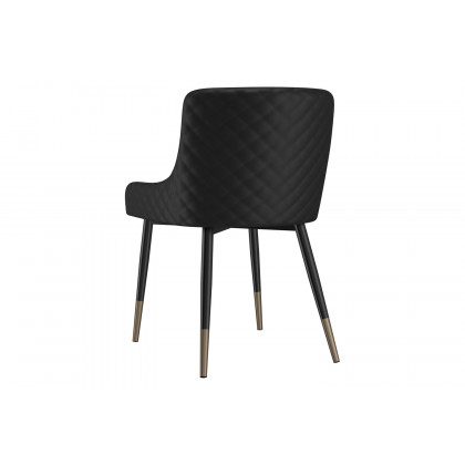 Worldwide Xander Side Chair Set of 2 - Black