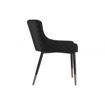 Worldwide Xander Side Chair Set of 2 - Black
