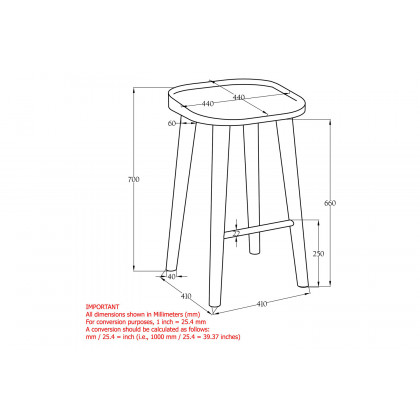 Worldwide Tahoe 26" Counter Stool - Natural