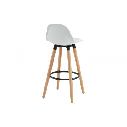 Worldwide Diablo 26" Counter Stool Set of 2 - White/Natural