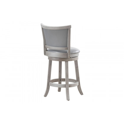 Worldwide - Rowan 26" Counter Stool with Swivel Set of 2 in Gray