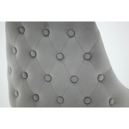 Worldwide Roxanne II 26" Counter Stool Set of 2 - Gray/Black