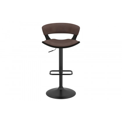 Worldwide Rover Adjustable Air-Lift Stool - Brown/Black