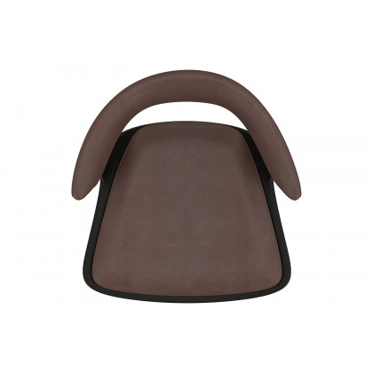 Worldwide Rover Adjustable Air-Lift Stool - Brown/Black