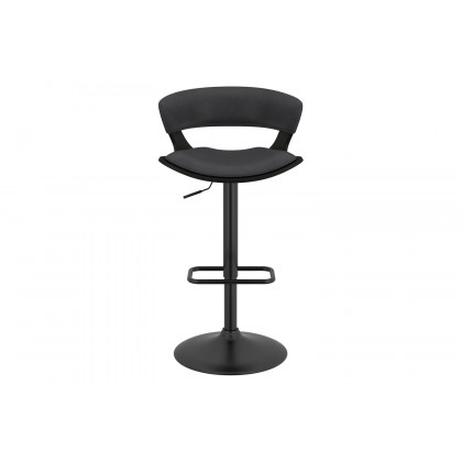 Worldwide Rover Adjustable Air-Lift Stool - Charcoal/Black