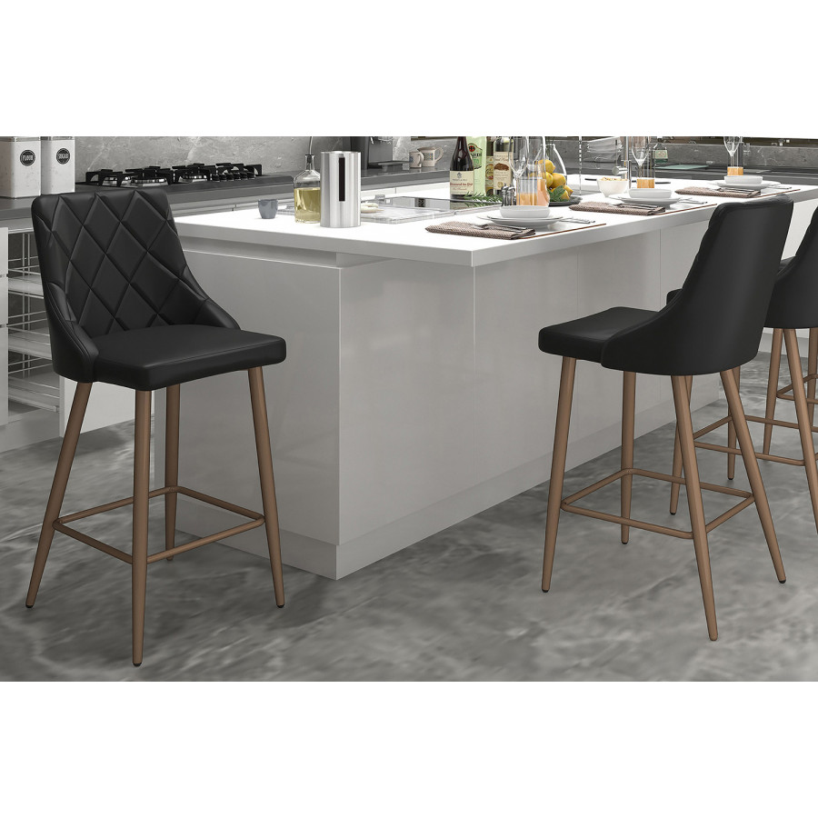 Worldwide - Antoine 26" Counter Stool Set of 2