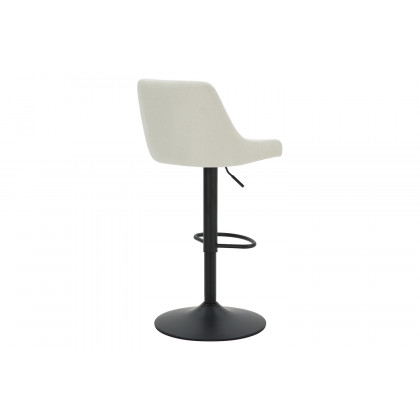 Worldwide Kron Adjustable Air-Lift Stool Set of 2 - Beige/Black