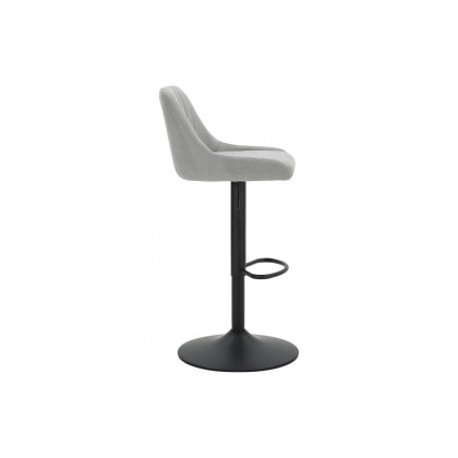 Worldwide Kron Adjustable Air-Lift Stool Set of 2 - Gray/Black