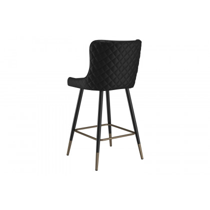 Worldwide Xander 26" Counter Stool Set of 2 - Black