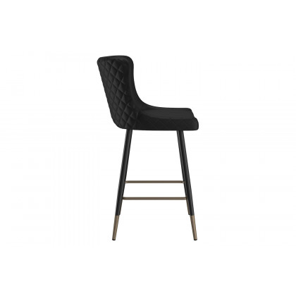 Worldwide Xander 26" Counter Stool Set of 2 - Black