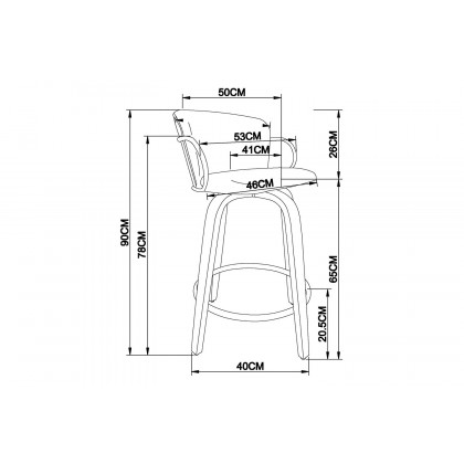 Worldwide Lawson 26" Counter Stool with Swivel Set of 2 - Ivory/Brown/Aged Gold