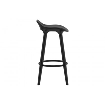 Worldwide Trex 26" Counter Stool Set of 2 - Black/Black