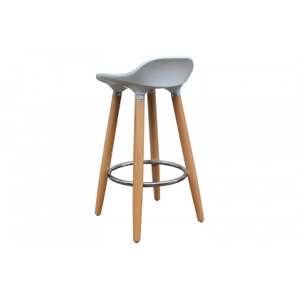 Worldwide Trex 26" Counter Stool Set of 2 - White/Natural