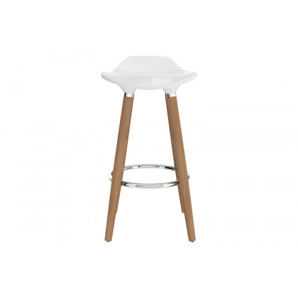Worldwide Trex 26" Counter Stool Set of 2 - White/Natural