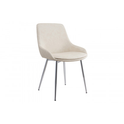 Worldwide Krish/Cassidy Dining Set of 7 - Sheesham Table/Ivory Chair
