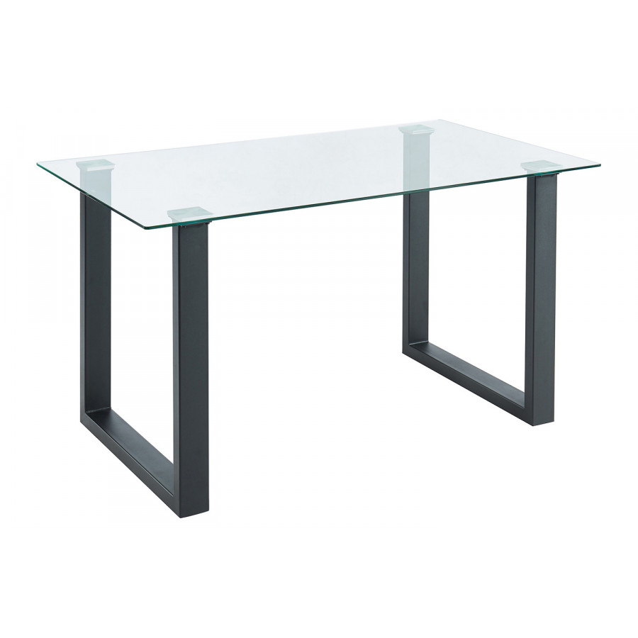 Worldwide Franco/Olly Dining Set of 5 - Black Table/Gray Chair