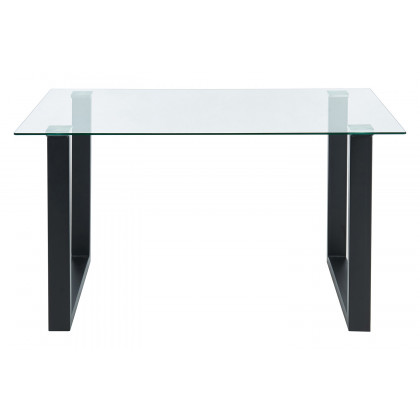 Worldwide Franco/Olly Dining Set of 5 - Black Table/Gray Chair