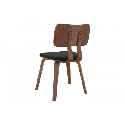 Worldwide Suzette/Zuni Dining Set of 5 - Black Table/Black Chair