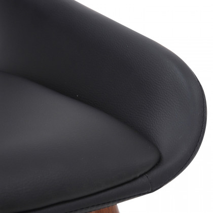 Worldwide Suzette/Hudson Dining Set of 5 - Black Table/Black Chair