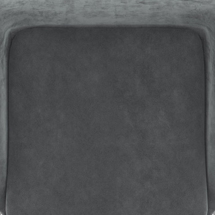 Worldwide Eros/Cassidy Dining Set of 5 - Silver Table/Gray Chair
