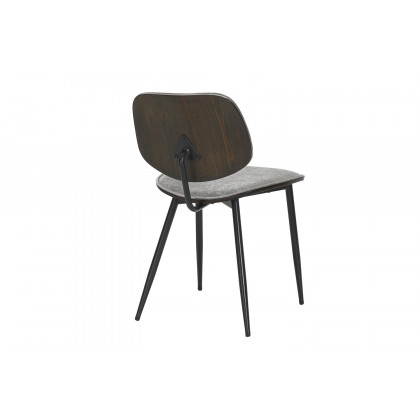 Worldwide Virag/Capri Dining Set of 7 - Natural Table/Light Gray Chair