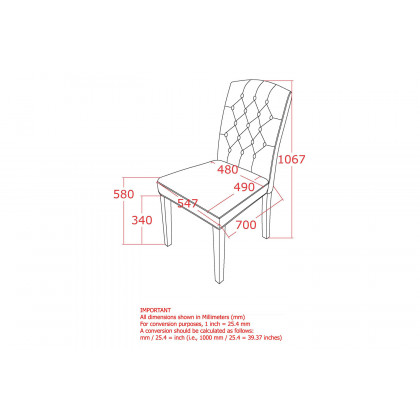 Worldwide Virag/Lucian Dining Set of 7 - Natural Table/Gray Chair