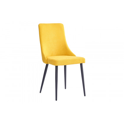 Worldwide Vespa/Venice Dining Set of 5 - Black Table/Mustard Chair