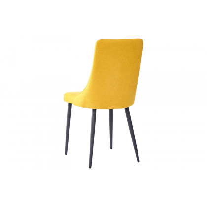 Worldwide Vespa/Venice Dining Set of 5 - Black Table/Mustard Chair