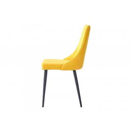 Worldwide Vespa/Venice Dining Set of 5 - Black Table/Mustard Chair