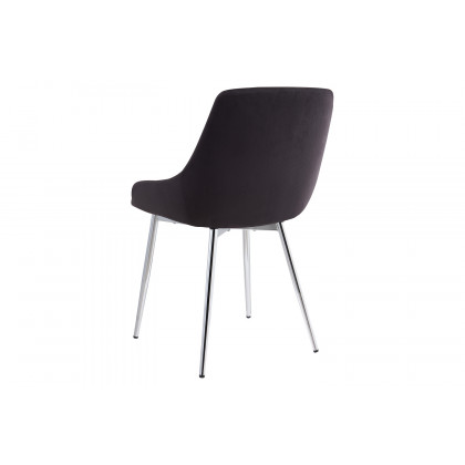 Worldwide Contra/Cassidy Dining Set of 7 - Black Table/Black Chair