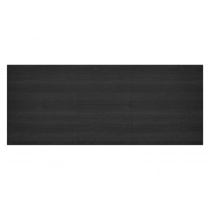 Worldwide Eclipse/Antoine Dining Set of 7 - Black Table/Black Chair