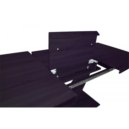 Worldwide Eclipse/Antoine Dining Set of 7 - Black Table/Black Chair