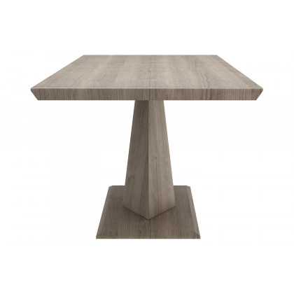 Worldwide Eclipse/Mia Dining Set of 7 - Oak Table/Gray and Light Gray Chair