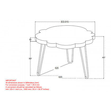 Worldwide - Nila Rectangular Coffee Table in Natural/Black