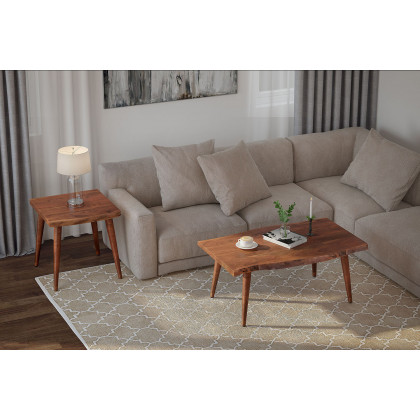 Worldwide - Arnav Rectangular Coffee Table in Walnut