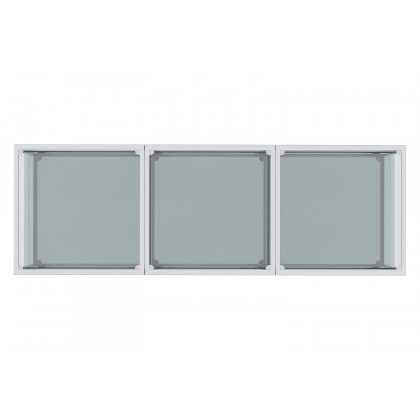 Worldwide Casini Multi-Tier Coffee Table Set of 3 - Silver