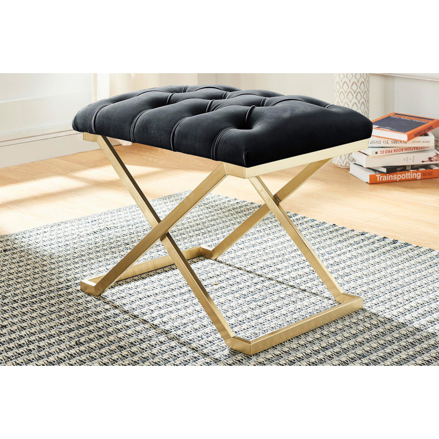 Worldwide Rada Bench - Black/Brushed Gold