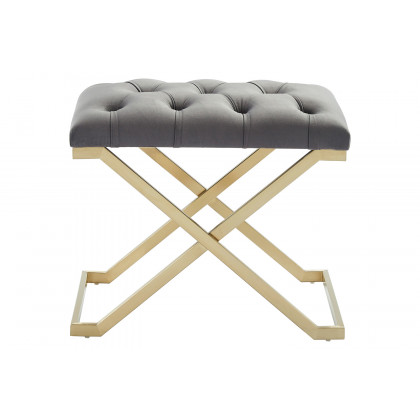 Worldwide Rada Bench - Gray/Brushed Gold