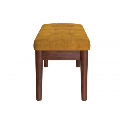 Worldwide Ingrid Bench - Vintage Mustard/Walnut