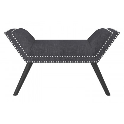 Worldwide Lana Bench - Gray/Black