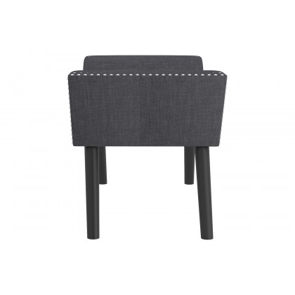 Worldwide Lana Bench - Gray/Black