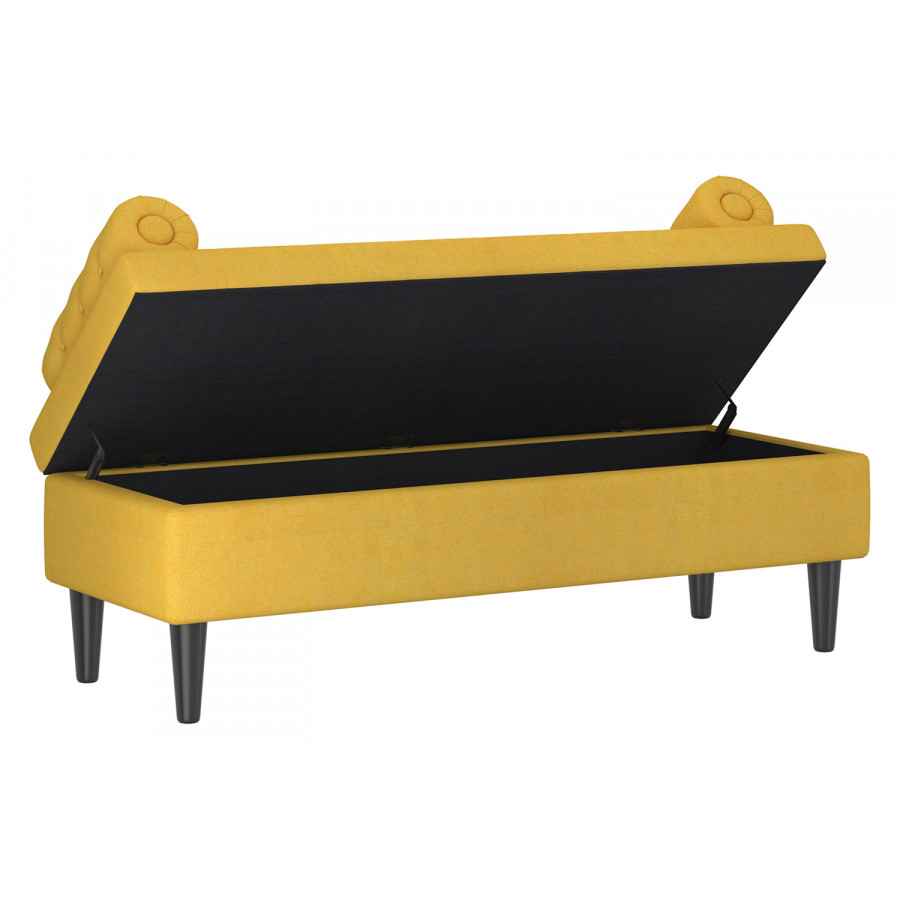 Worldwide - Adith Rectangular Storage Ottoman