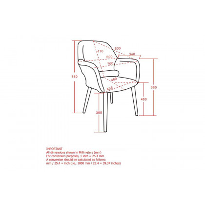 Worldwide Miranda Accent/Dining Chair - Gray/Walnut