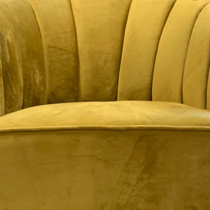 Worldwide Ezra Accent Chair - Mustard