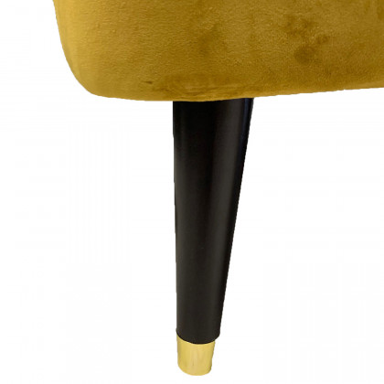 Worldwide Ezra Accent Chair - Mustard