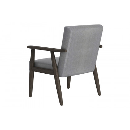 Worldwide Wilder Accent Chair - Gray/Weathered Brown